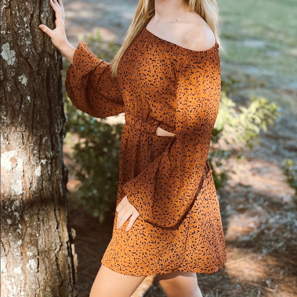 Off Shoulder Cutout Dress